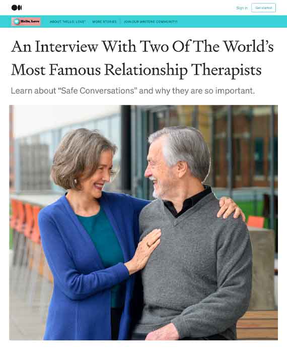 An Interview With Two Of The World’s Most Famous Relationship Therapists