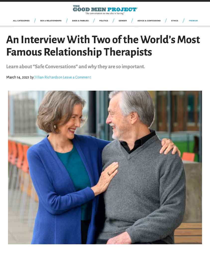An Interview With Two of the World’s Most Famous Relationship Therapists